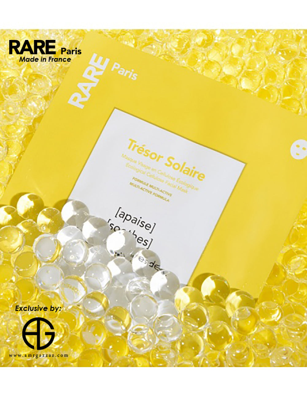 Trésor Solaire Soothing Face Mask 23 mL per sheet mask