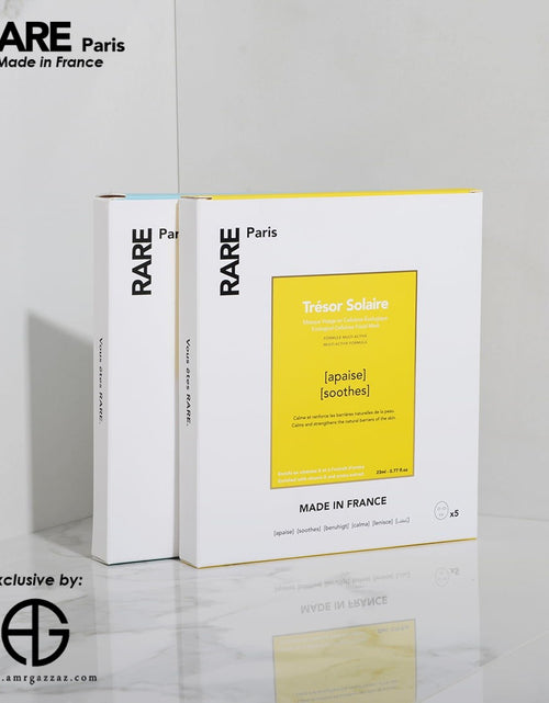 Load image into Gallery viewer, Trésor Solaire Soothing Face Mask Box x5 23 mL per sheet mask
