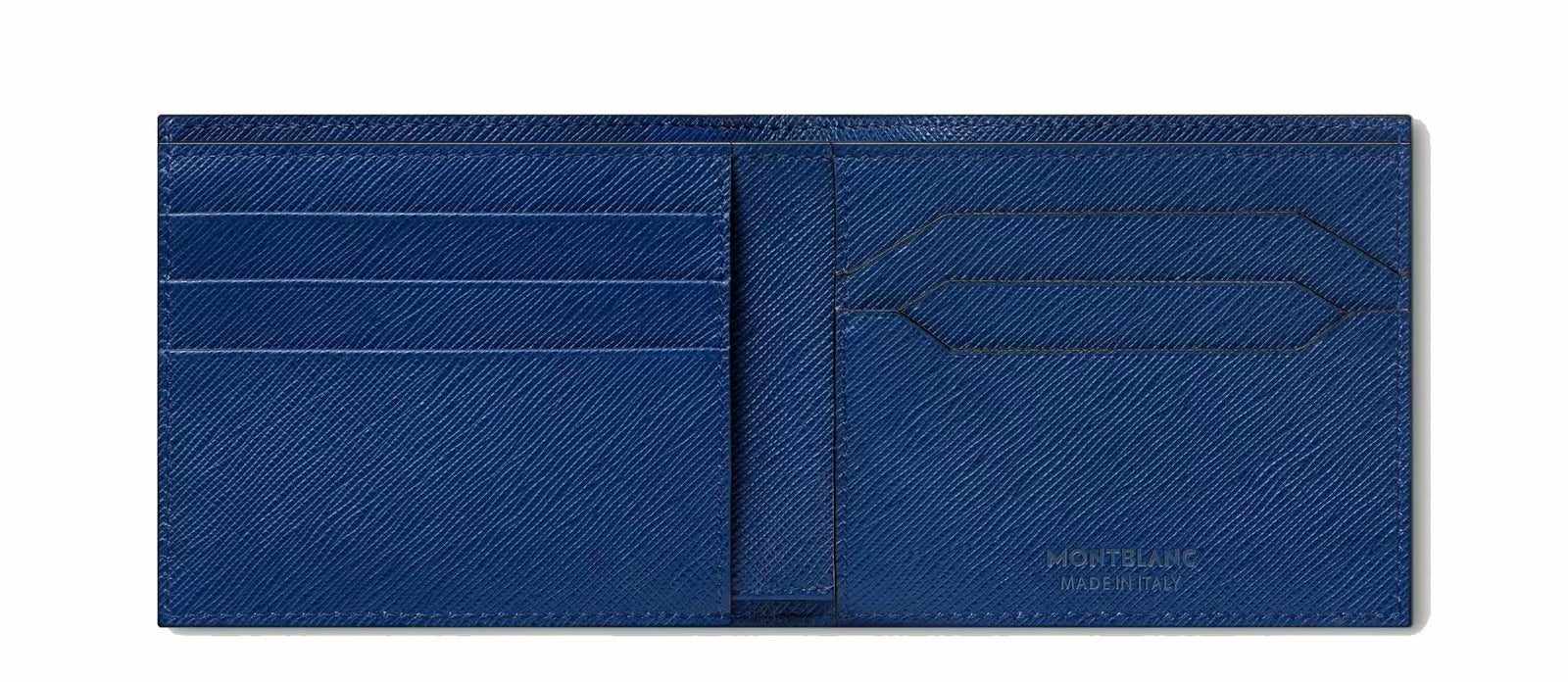 Montblanc Sartorial wallet 6cc blue leather