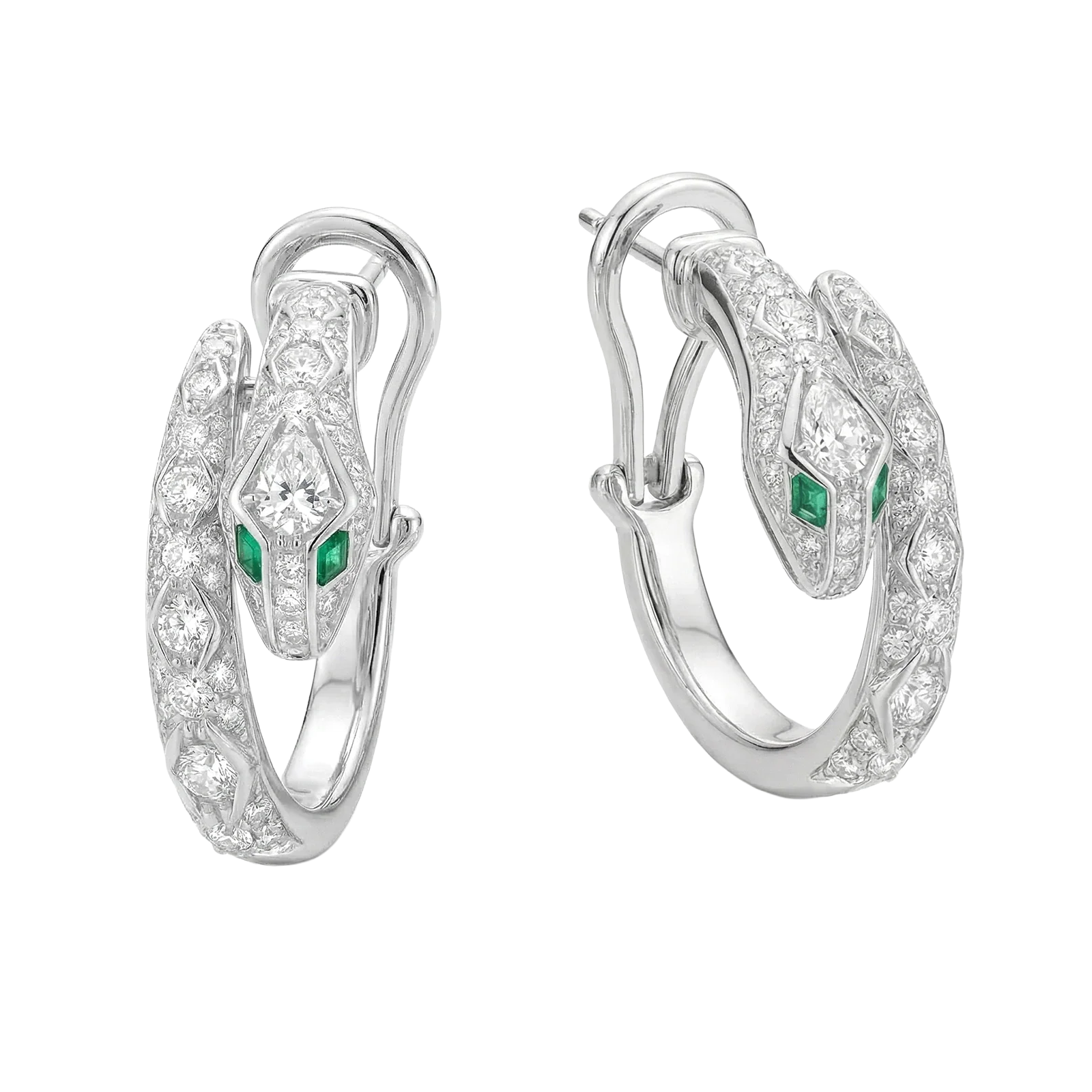 Valiant Serpent High Jewellery Hoops