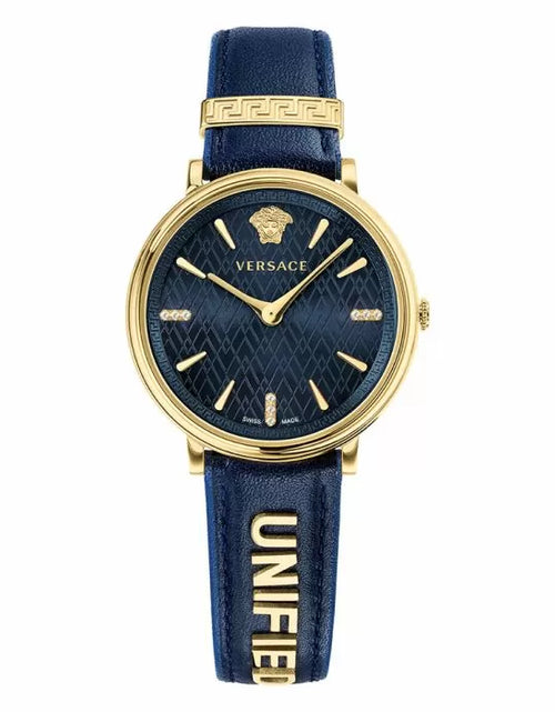 Load image into Gallery viewer, Versace V-Circle watch The Manifesto Edition With 9 Diamonds
