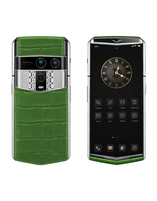 Load image into Gallery viewer, Agent Q Alligator Skin Bamboo Green
