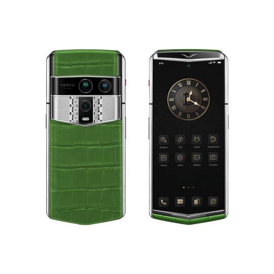 Agent Q Alligator Skin Bamboo Green