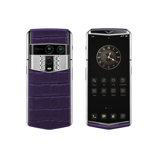 Agent Q Alligator Skin Grape Purple