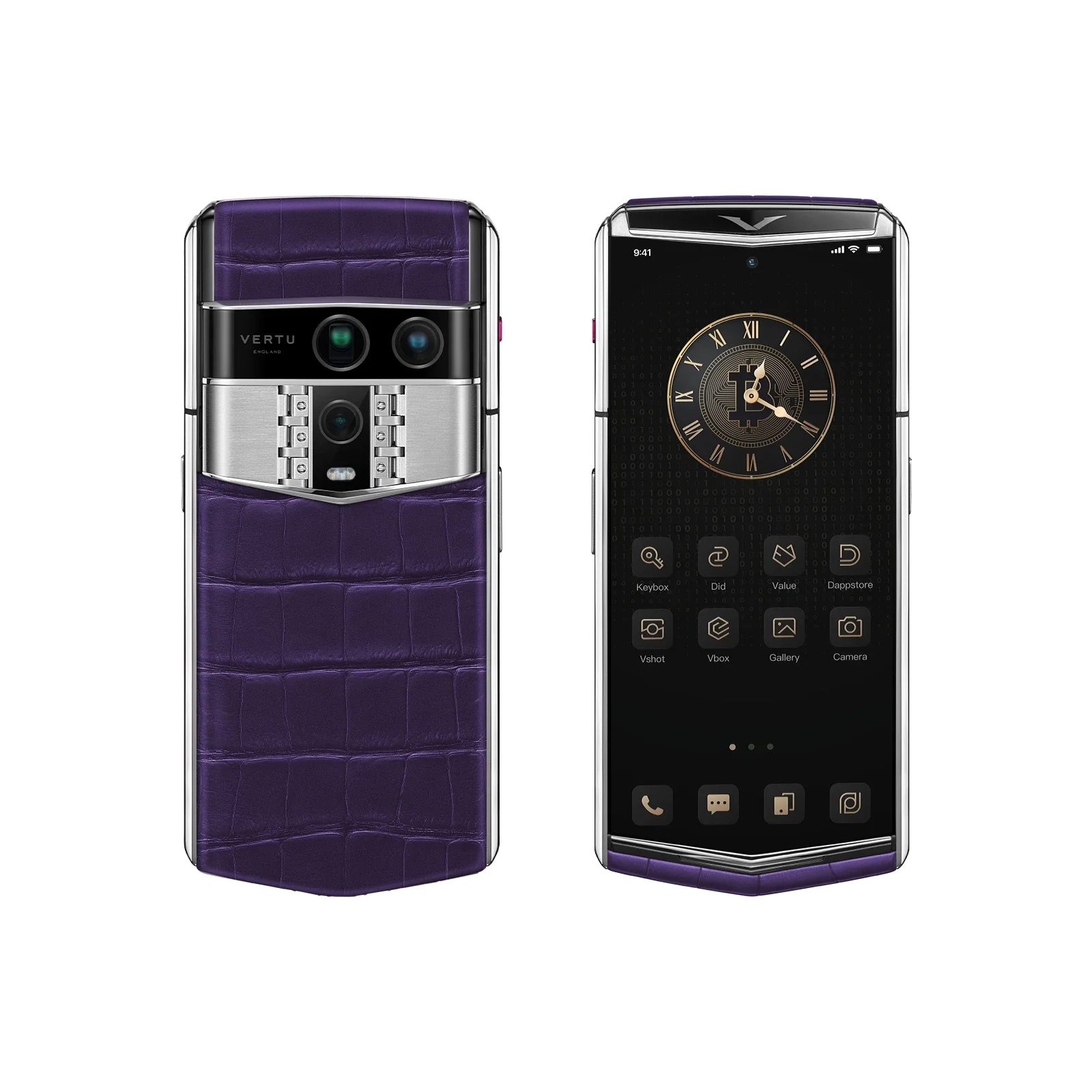 Agent Q Alligator Skin Grape Purple