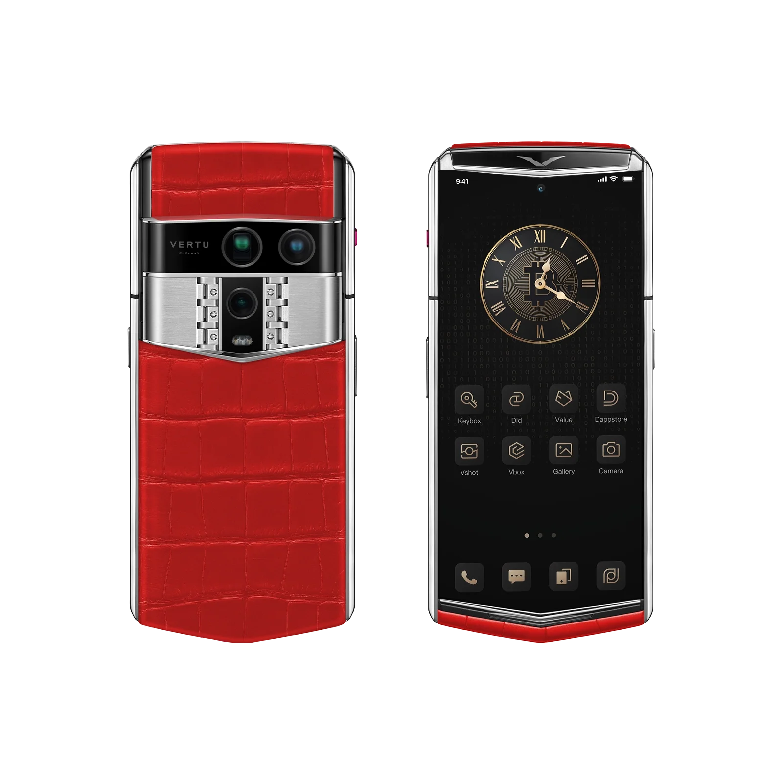Agent Q Alligator Skin Glacier Retro Red