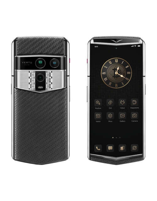 Load image into Gallery viewer, Agent Q Carbon-Pattern Calfskin Black (Silver Plate)
