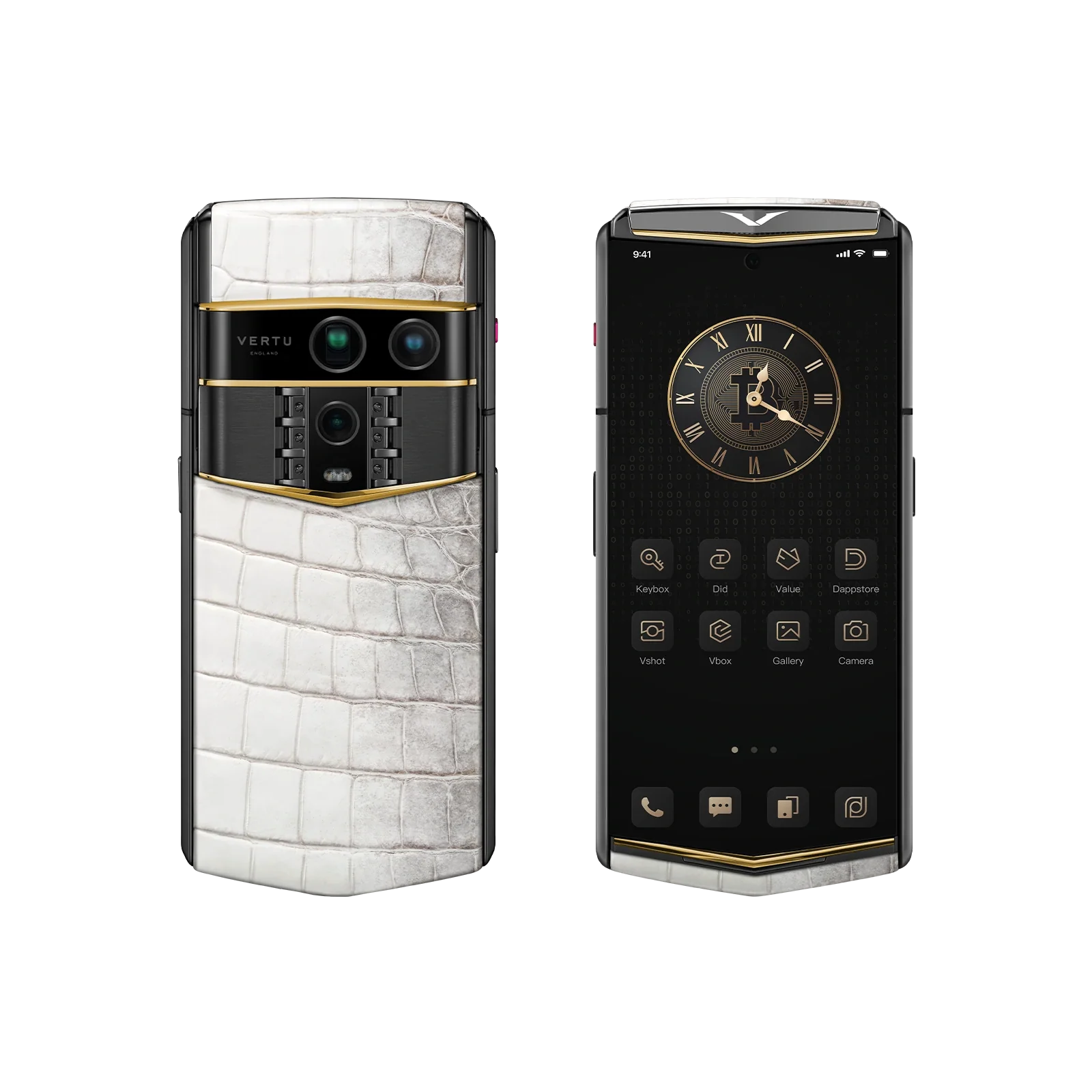 Agent Q Himalaya Alligator Gold Accent Gold V