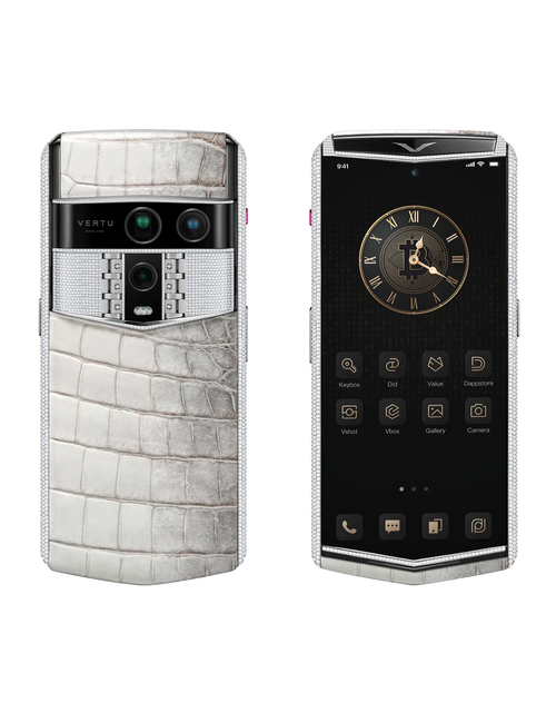 Load image into Gallery viewer, Agent Q Himalaya Alligator Gold &amp; Full Diamond White Gold &amp; Diamond
