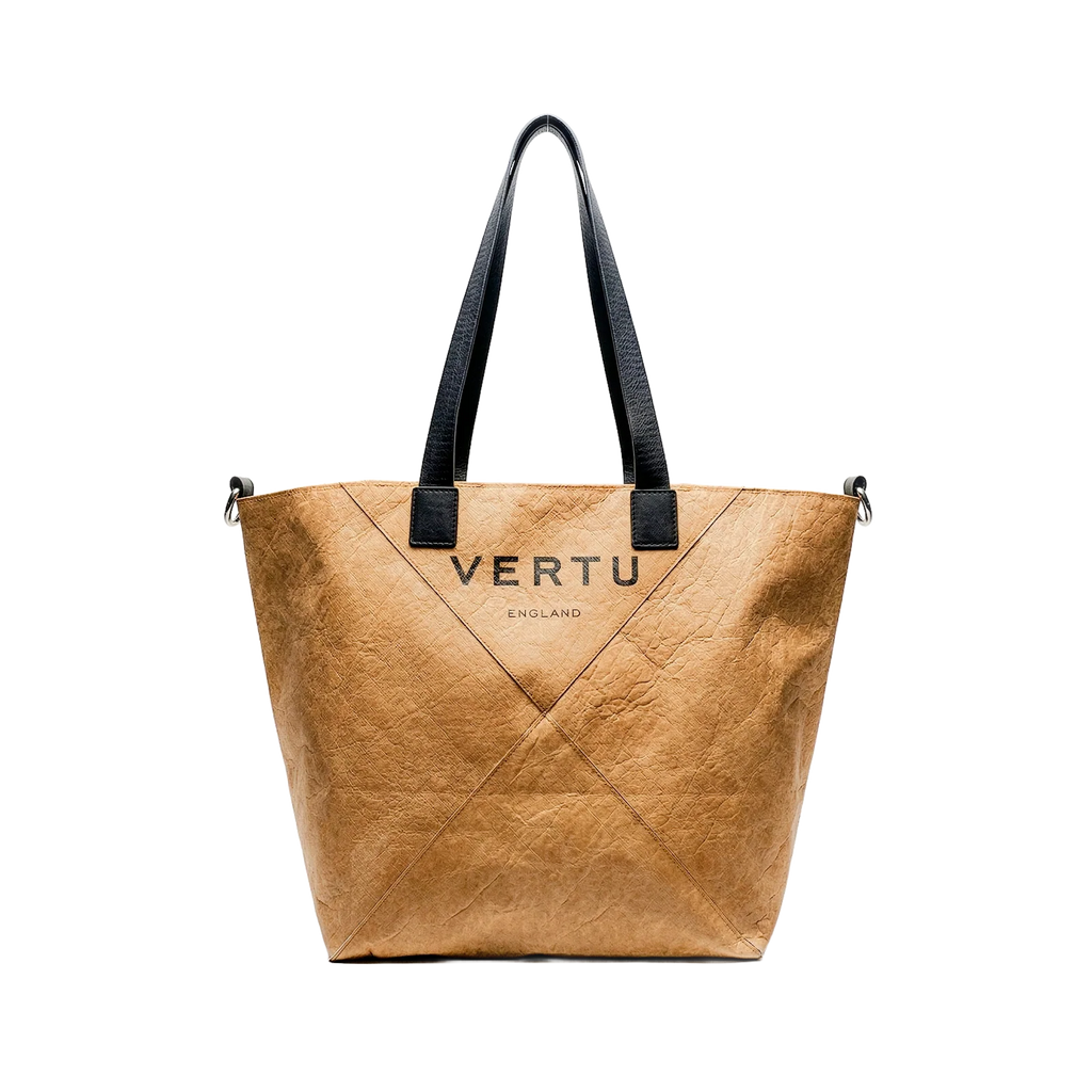 Large Reusable Grocery Bag Washable Kraft Paper Sustainable Tote Bag