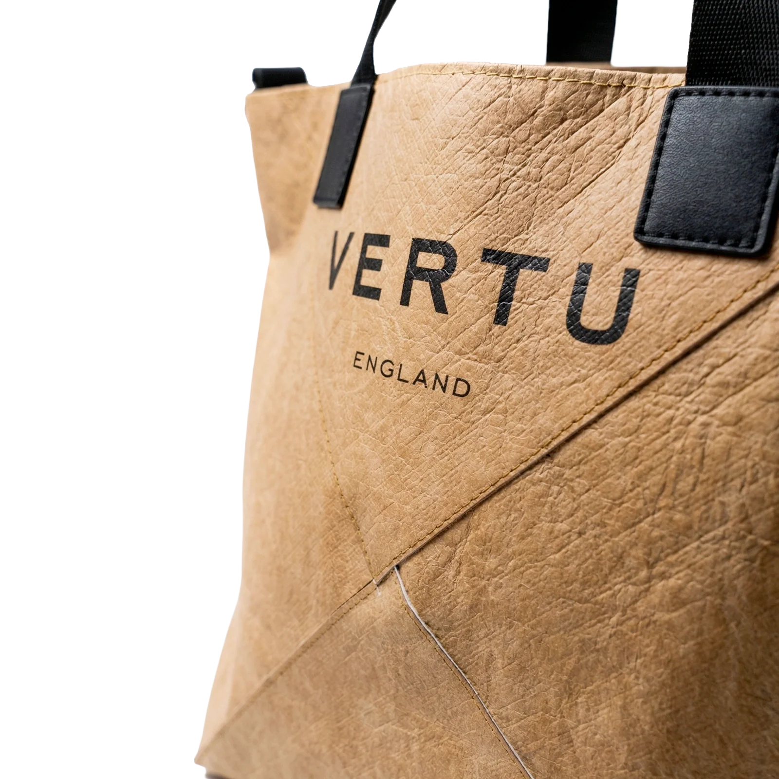 Large Reusable Grocery Bag Washable Kraft Paper Sustainable Tote Bag