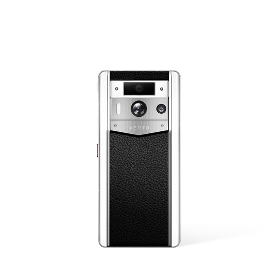 Metavertu Max Calfskin White Ceramic Frame Black