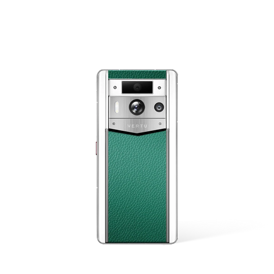 Metavertu Max Calfskin White Ceramic Frame Verona Green