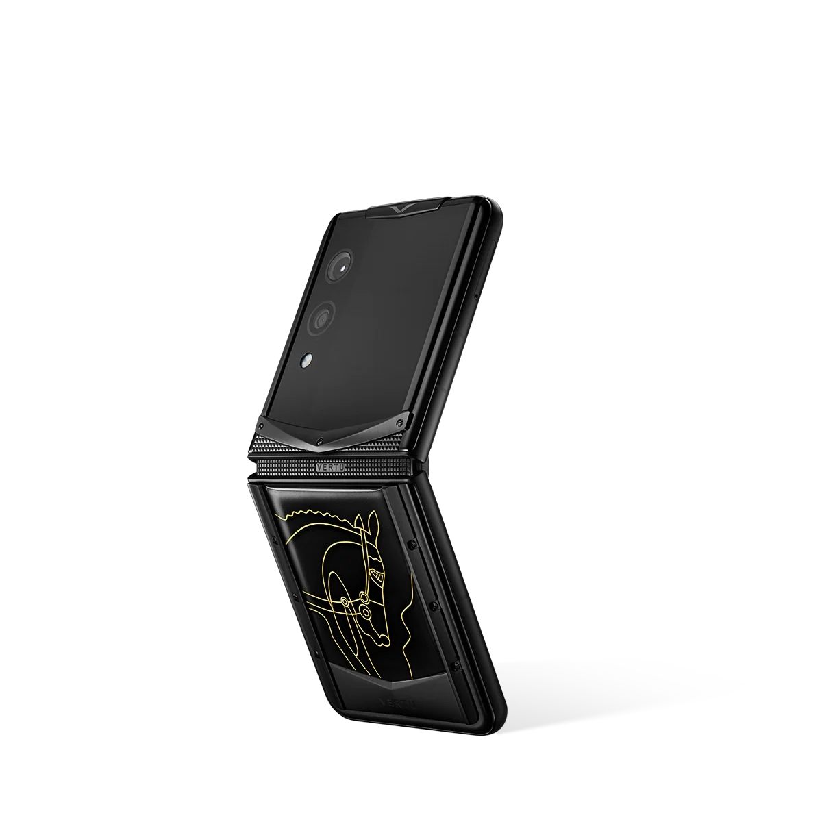سلسلة VERTU® IRONFLIP بجلد التمساح - RADIANT PHOENIX