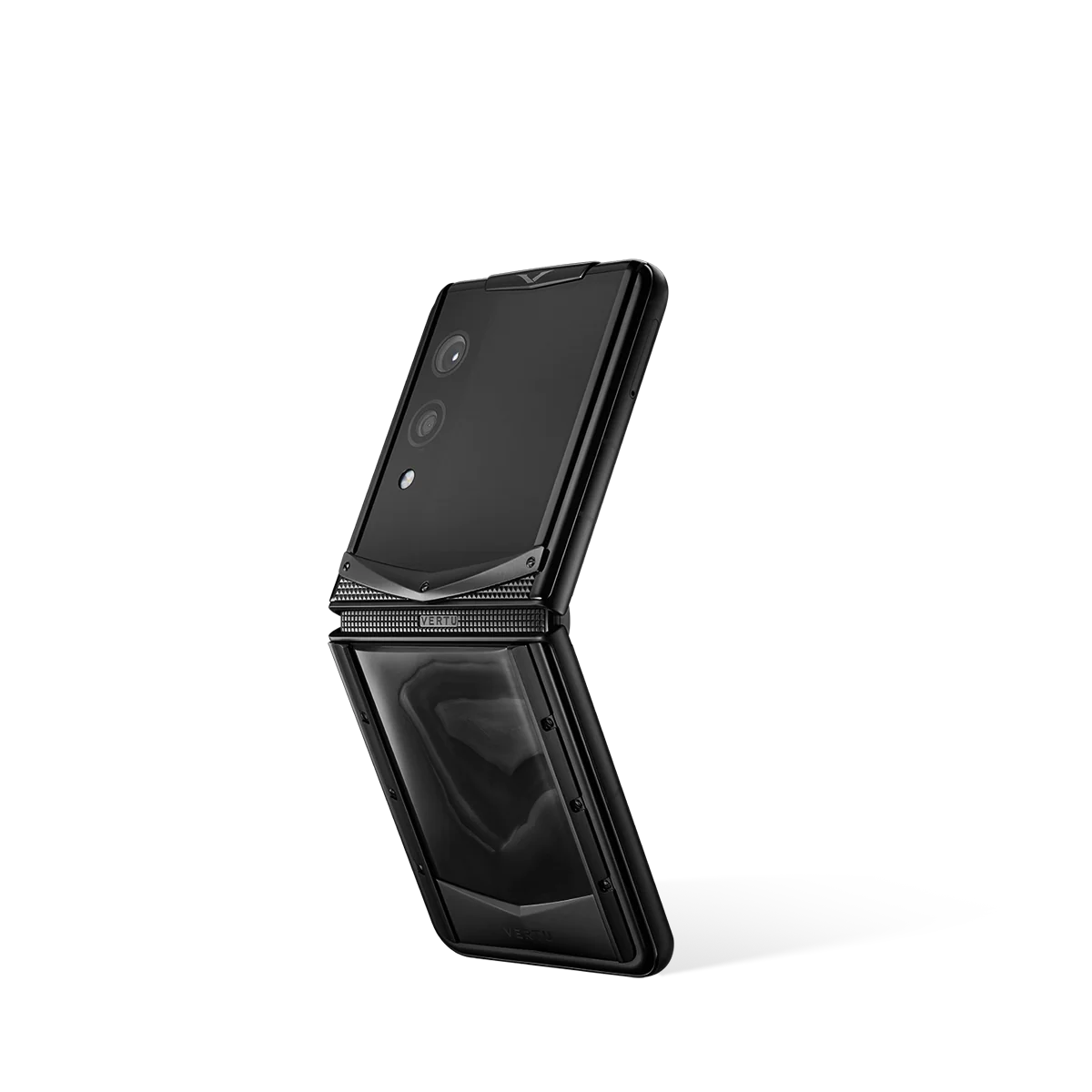 سلسلة VERTU® IRONFLIP بجلد التمساح - RADIANT PHOENIX