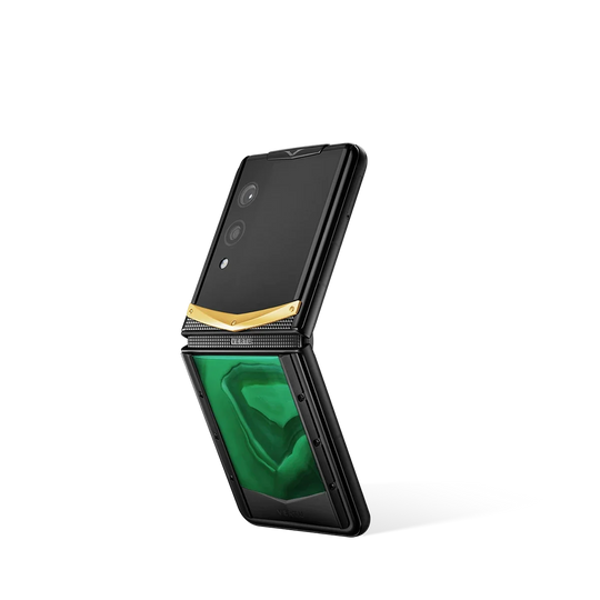 سلسلة VERTU® IRONFLIP بجلد التمساح - RADIANT PHOENIX