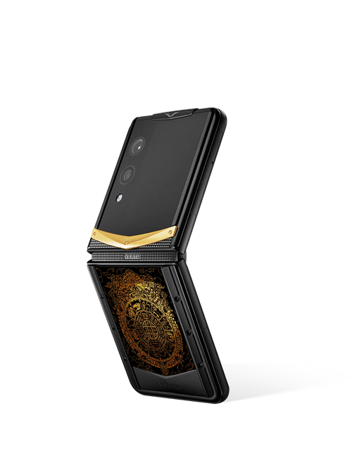Load image into Gallery viewer, Quantum Flip Bagua Gilded Lacquer Gold V Bagua Gilded Lacquer
