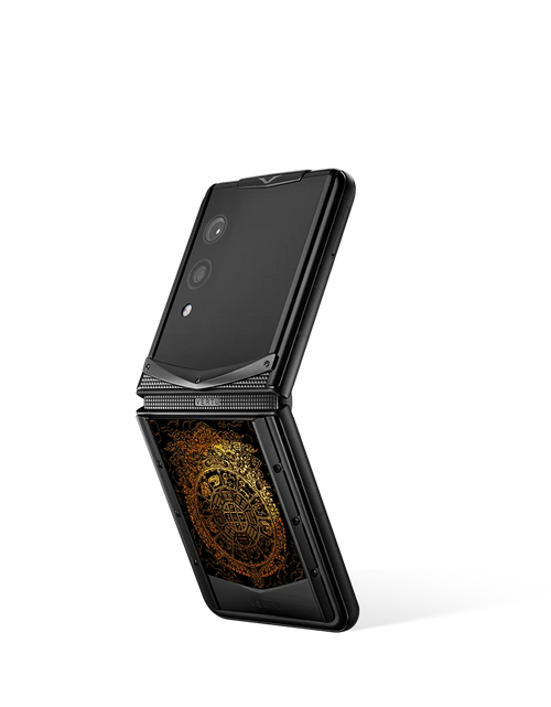 Load image into Gallery viewer, Quantum Flip Bagua Gilded Lacquer Gold V Bagua Gilded Lacquer
