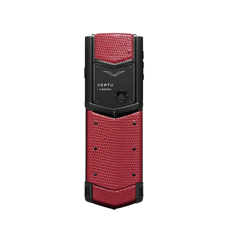 Signature V Red Lizard Skin Red Black