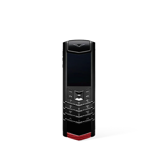 Signature V Red Lizard Skin Red Black