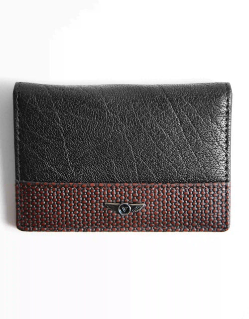 Load image into Gallery viewer, Verutti Men’s Leather Wallet in Black Cowhide, Model VRW-5008-1
