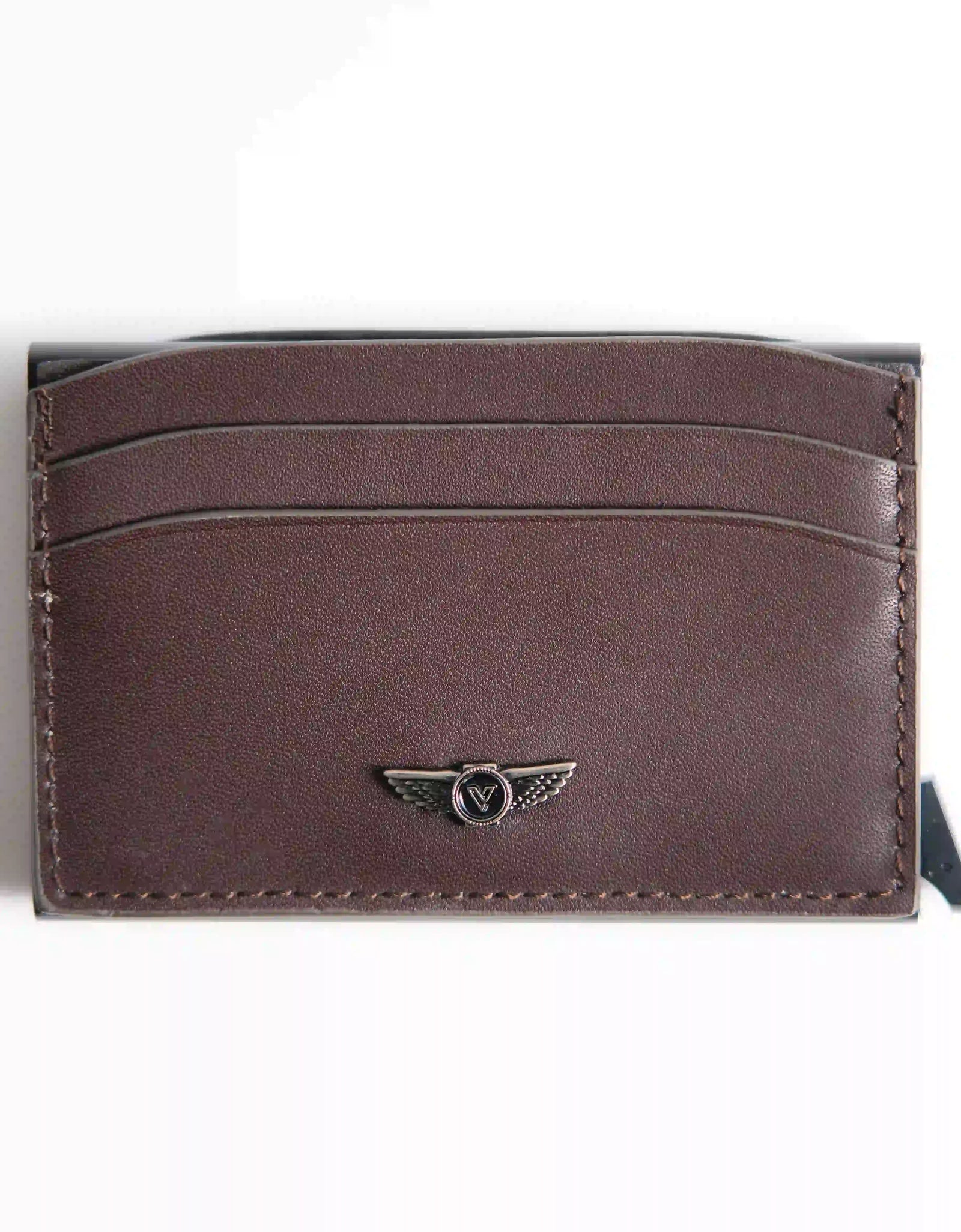 Verutti Men’s Leather Wallet in Brown Cowhide, Model VRW-1014-4