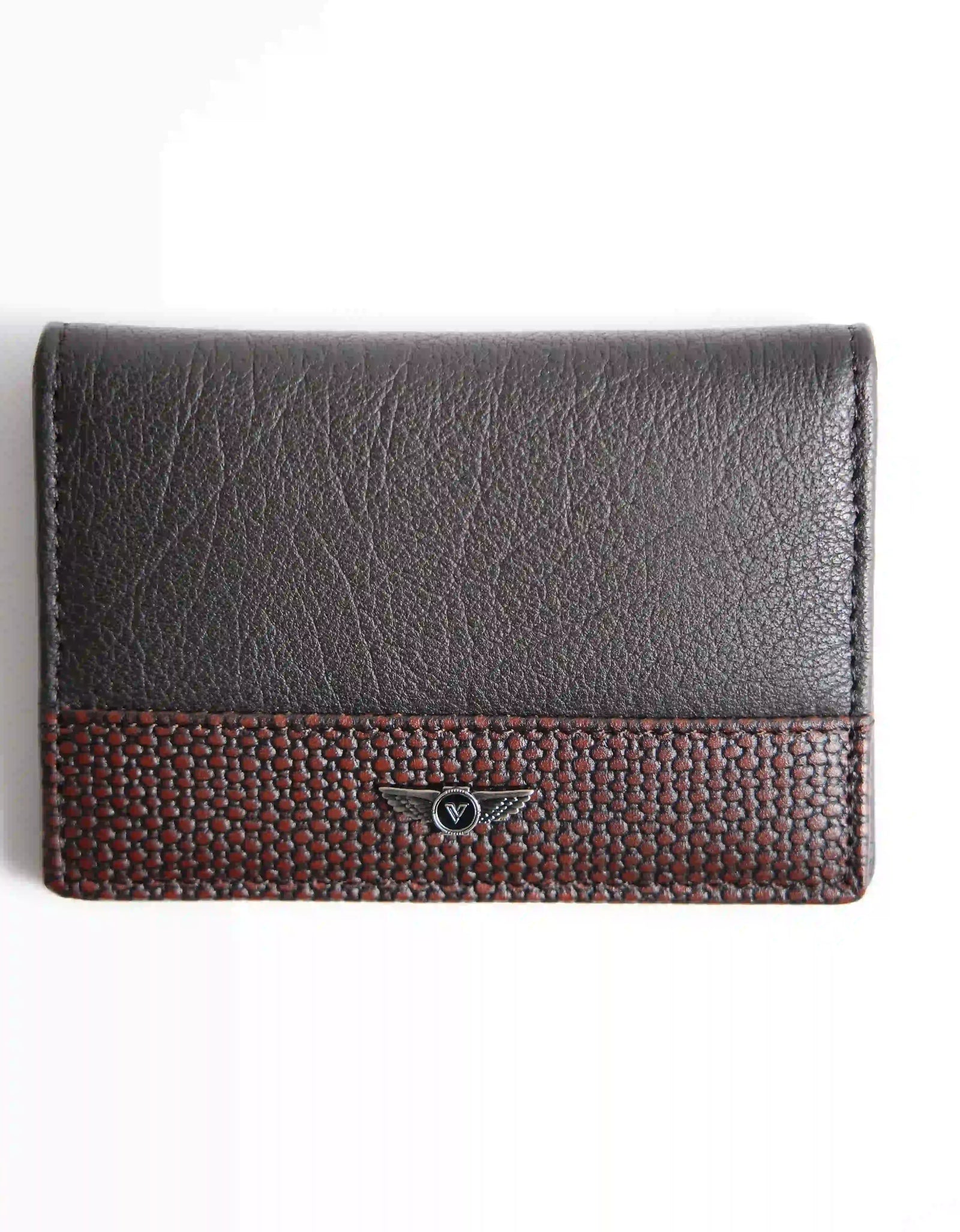 Verutti Men’s Leather Wallet in Brown Cowhide, Model VRW-5008-2