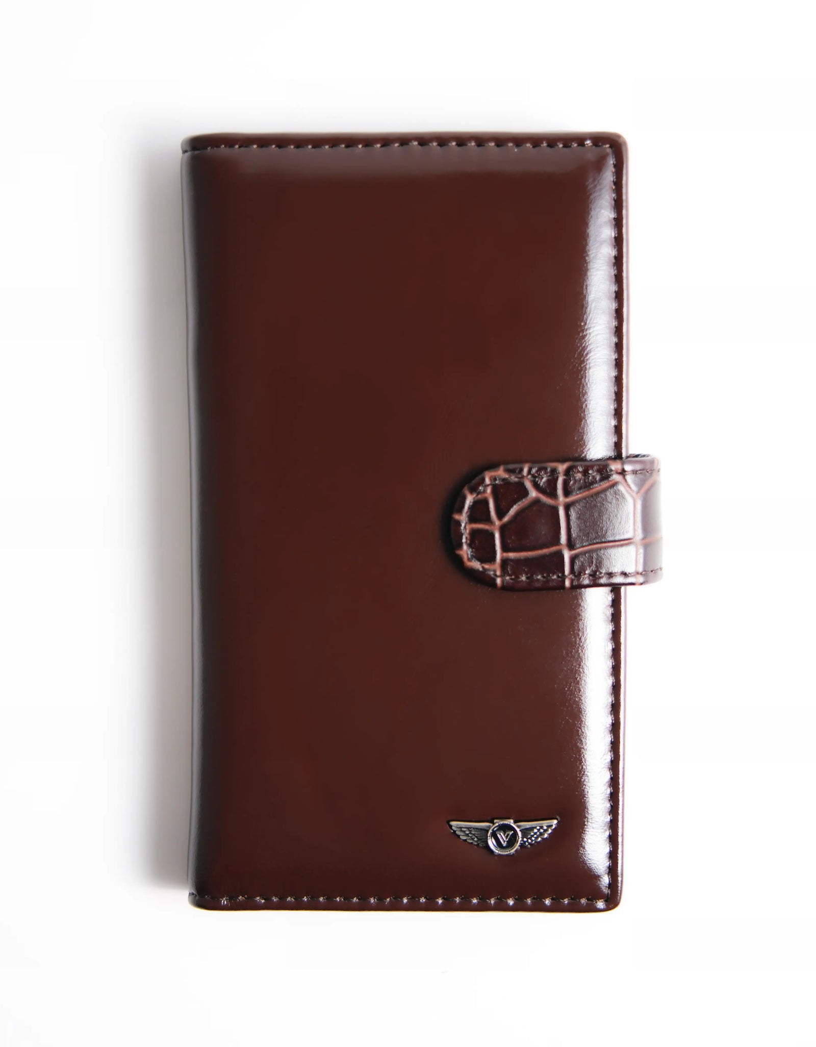 Verutti Men’s Leather Wallet in Brown Cowhide, Model VRW-5010-2