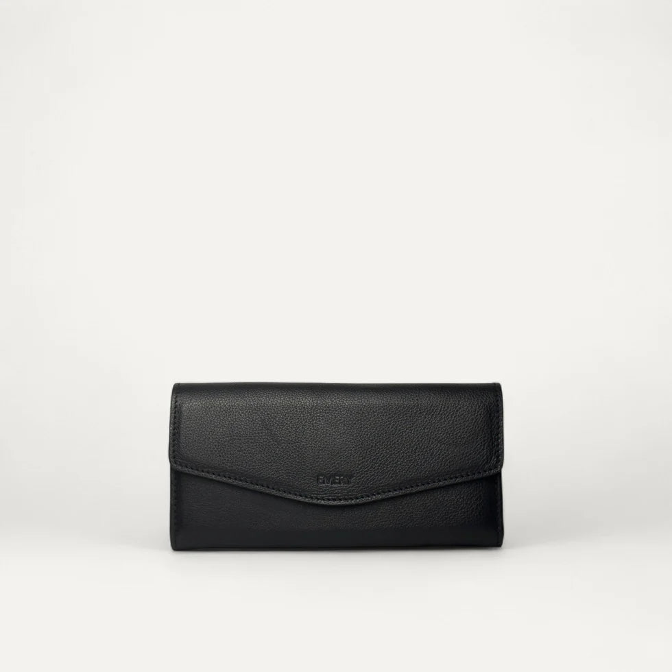 Victoria Long Wallet Black