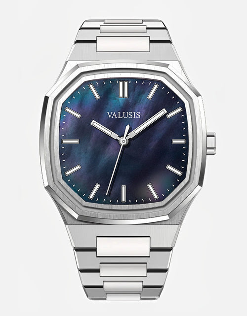تحميل الصورة إلى عارض المعرض، VALUSIS Volt Pearl Black â€“ Automatic Watch
