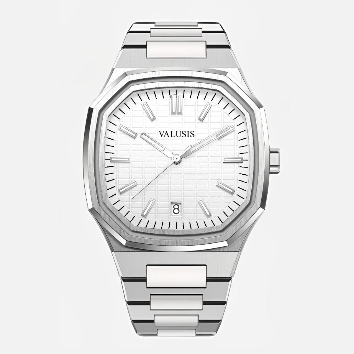 VALUSIS Volt White â€“ Automatic Watch