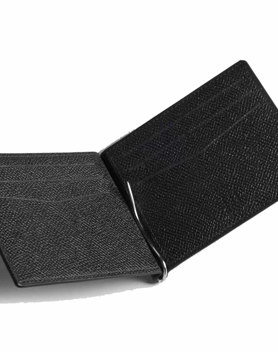 Dunhill Cadogan 6cc Money Clip Billfold , Black