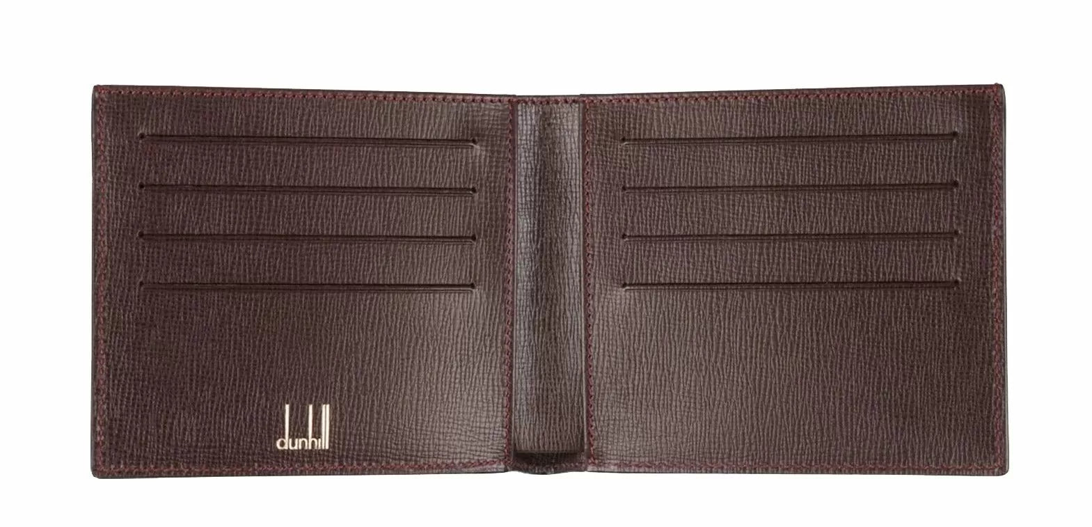 Dunhill Belgrave Leather Billfold Wallet Black , Brown