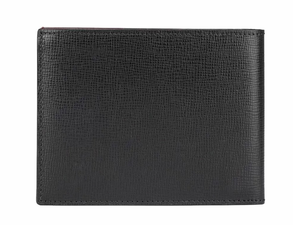 Dunhill Belgrave Leather Billfold Wallet Black , Brown