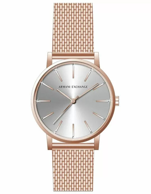 تحميل الصورة إلى عارض المعرض، Armani Exchange watch for women steel rose gold
